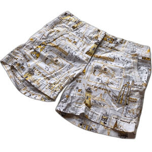 J. Crew Factory Nautical Sailboat Shorts Size 2 Summer Vacation Beach